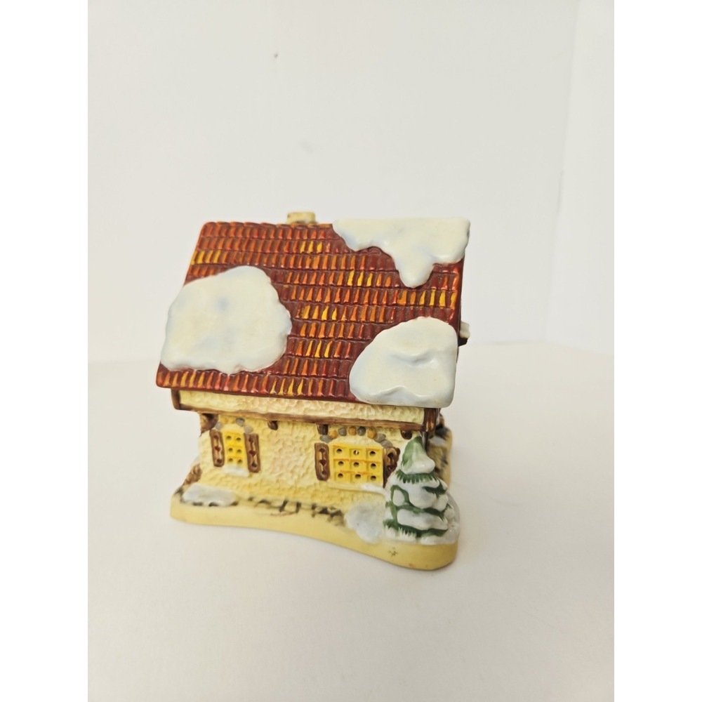 Vintage Hummel Goebel Village Bakery light up house no cord cottage Christmas - Picture 2 of 5